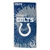 Northwest NFL Indianapolis Colts Unisex-Adult Beach Towel, 30" x 60", Psychedelic view 1