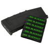 Aolamegs 12 Pack 300 Blackout Magazine Marking Band (Black-Green) view 2