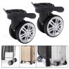 Suitcase Wheels, Durable and Silent Replacement Luggage Wheels with 8 Screws for Double Row Design for Travelers Business Professionals and Daily Use view 3
