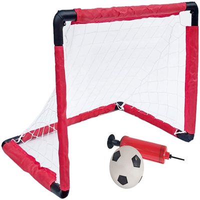 LSDRALOBBEB Mini Soccer Goal Portable Soccer Net Pop Up Goal Nets Outdoor Portable Folding Football Training Frame Football Goals Children's Football Goal 1112