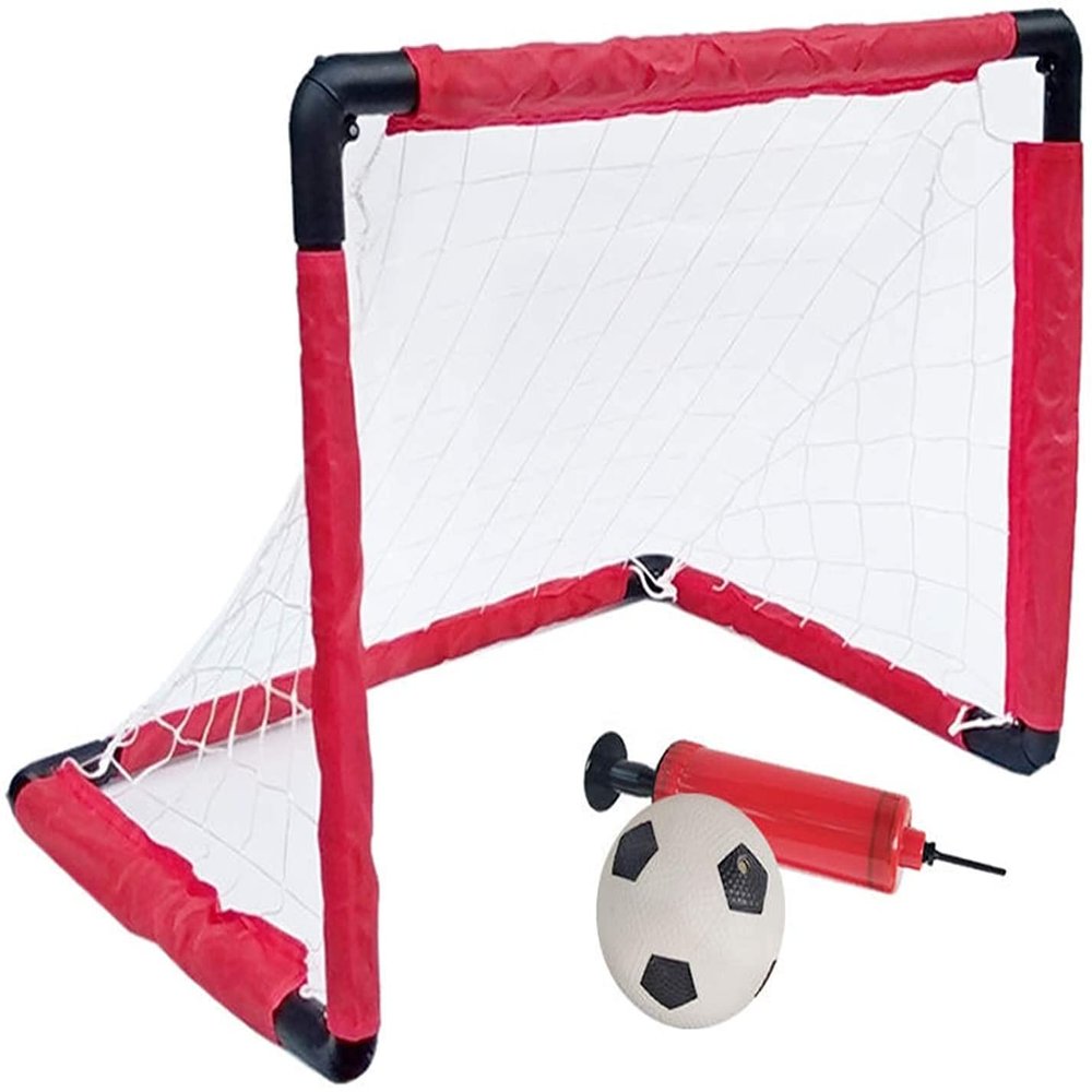 LSDRALOBBEB Mini Soccer Goal Portable Soccer Net Pop Up Goal Nets Outdoor Portable Folding Football Training Frame Football Goals Children's Football Goal 1112