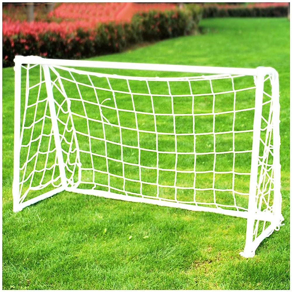 LSDRALOBBEB Mini Soccer Goal Portable Soccer Net Pop Up Goal Nets Outdoor Garden Football Training Frame Football Goals Children's Football Goal with Steel Tube Bracket with a Football Net 1112