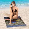 Northwest NCAA Kansas Jayhawks Unisex-Adult Beach Towel, 30" x 60", Realtree Stripes view 2
