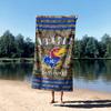Northwest NCAA Kansas Jayhawks Unisex-Adult Beach Towel, 30" x 60", Realtree Stripes view 4