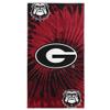 Northwest NCAA Georgia Bulldogs Unisex-Adult Beach Towel, 30" x 60", Psychedelic view 1