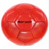 Barocity Soccer Ball - Boys and Girls Official Match Ball with Cool Reflective Rainbow Hex Pattern, for Indoor, Outdoor, Training, Practice - Iridescent Red Size 5