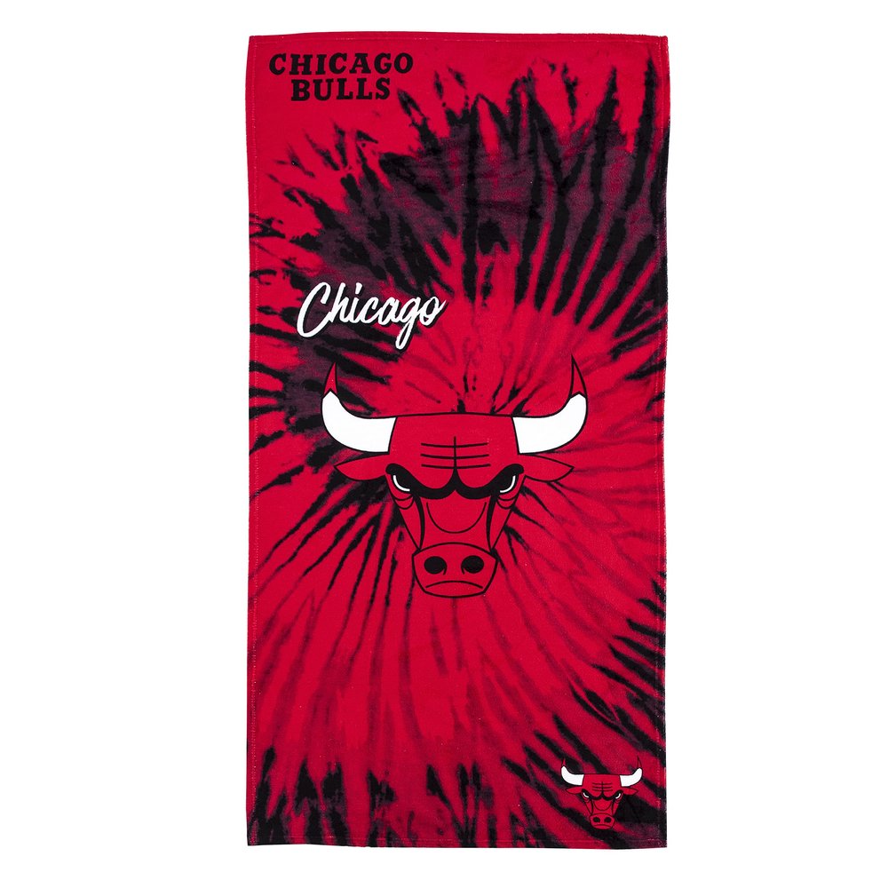Northwest NBA Chicago Bulls Unisex-Adult Beach Towel, 30" x 60", Psychedelic