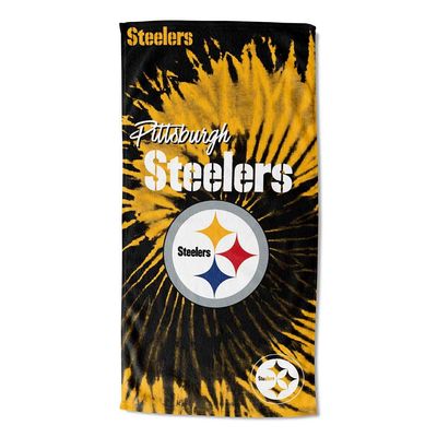 Northwest NFL Pittsburgh Steelers Unisex-Adult Beach Towel, 30" x 60", Psychedelic