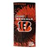 Northwest NFL Cincinnati Bengals Unisex-Adult Beach Towel, 30" x 60", Psychedelic view 1