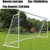 LSDRALOBBEB Mini Soccer Goal Portable Soccer Net Pop Up Goal Nets Children's Outdoor Garden Football Training Frame Football Goals Metal Steel Tube Mini Football Goal 1112 view 3