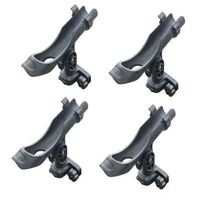 Brocraft Versatrack Track System Rod Holder / 90 Degree Lund Boat Sport Trak Rod Holder / Lund Boat Rod Holder - 4 Pack