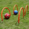 LSDRALOBBEB Mini Soccer Goal Portable Soccer Net Pop Up Goal Nets Outdoor Sports Agility Training Equipment Football Goals Football Training Gate Barrier Arches Improve Accuracy and Defensive Ability view 3