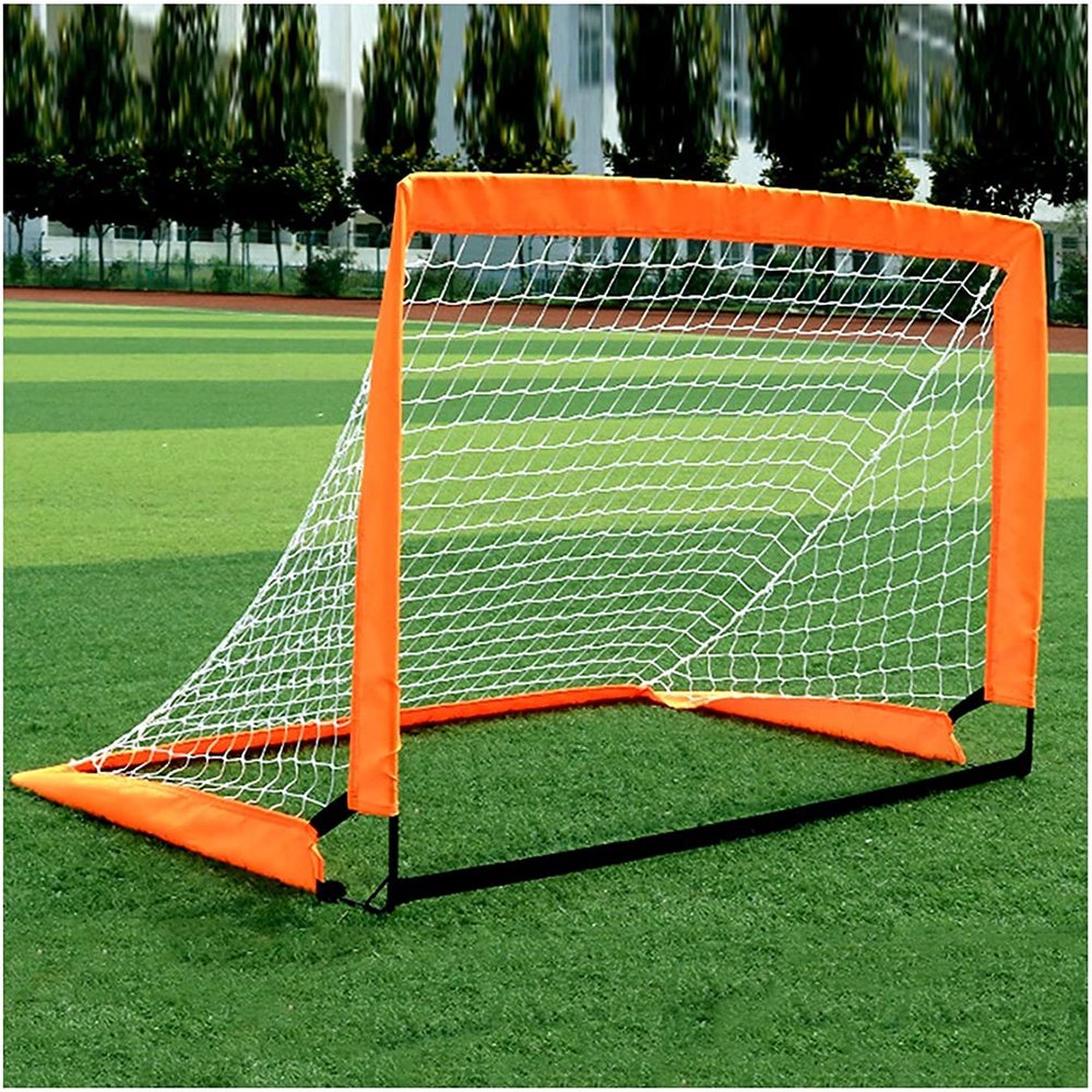 LSDRALOBBEB Mini Soccer Goal Portable Soccer Net Pop Up Goal Nets Outdoor Portable Pop-Up Football Training Equipment Fiberglass Rod Frame Children's Football Goal 1112