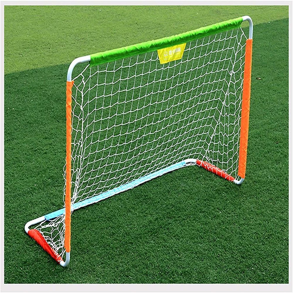 LSDRALOBBEB Mini Soccer Goal Portable Soccer Net Pop Up Goal Nets Children's Football Goal Football Goals Steel Suitable for Outdoor Garden 3-5 People Football Sports Competition Training 1112