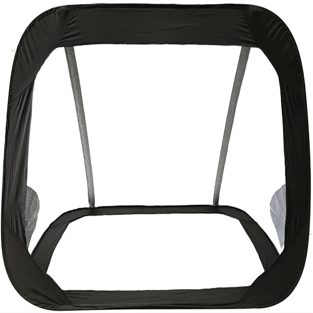 LSDRALOBBEB Mini Soccer Goal Portable Soccer Net Pop Up Goal Nets Outdoor Children's Portable Football Training Stand Football Goals Black Football Gate for Home Club Garden Beach 1112