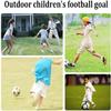 LSDRALOBBEB Mini Soccer Goal Portable Soccer Net Pop Up Goal Nets Outdoor Children's Portable Football Training Stand Football Goals Black Football Gate for Home Club Garden Beach 1112 view 3
