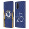 Head Case Designs Officially Licensed Chelsea Football Club Callum Hudson-Odoi 2021/22 Players Home Kit Leather Flip Case Compatible with Samsung Galaxy S20 / S20 5G view 1