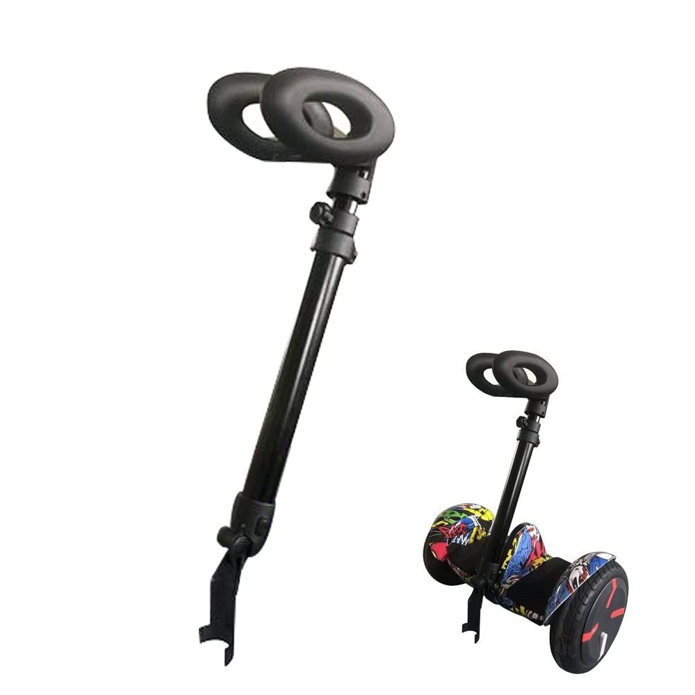 GYL Scooter Adjustable Handlebar Extension Knee Bar Self Balance Hoverboard Hand Control Handle Stand Release Knee Pressure Replacement for Segway Ninebot miniPRO miniLITE S (set of handrail black)