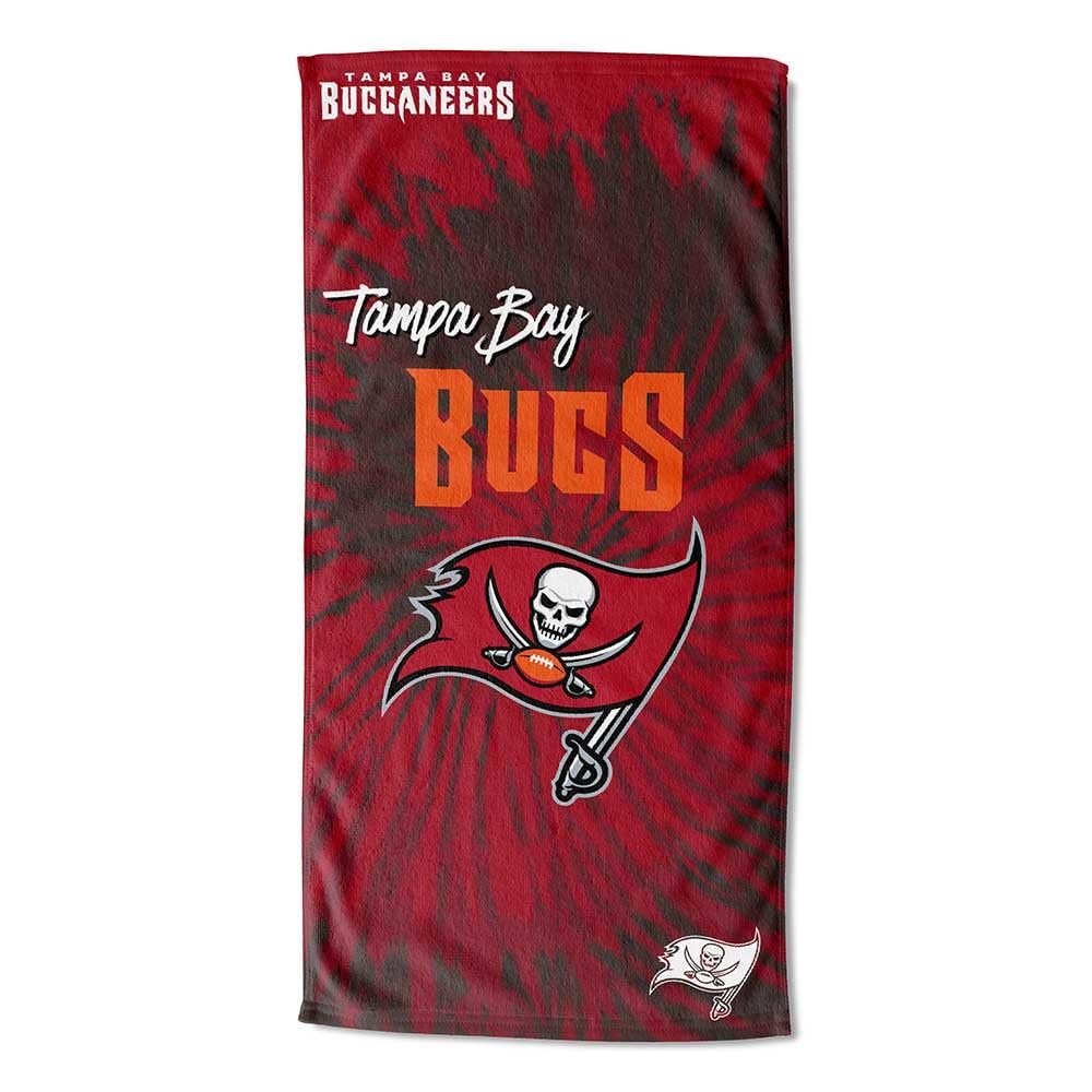 Northwest NFL Tampa Bay Buccaneers Unisex-Adult Beach Towel, 30" x 60", Psychedelic