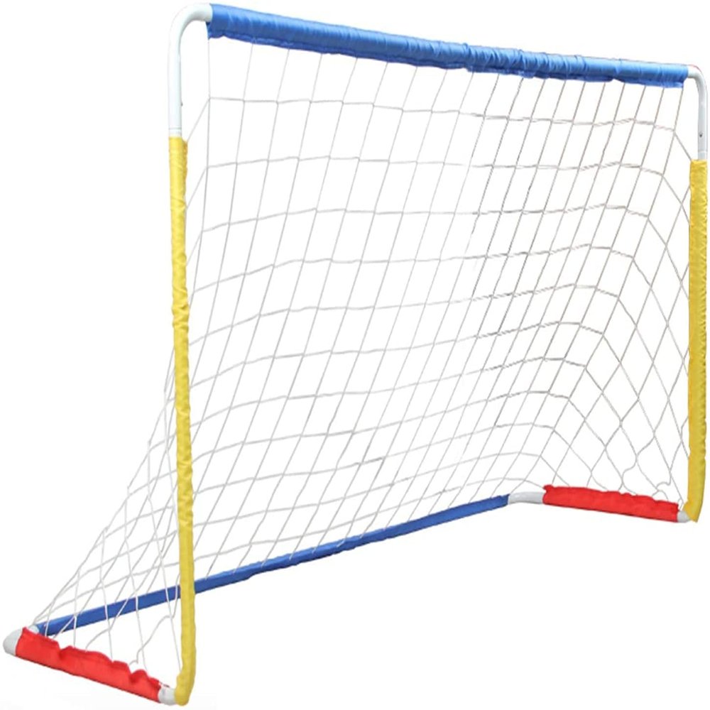 Mini Soccer Goal Portable Soccer Net Pop Up Goal Nets Children's Football Training Set Football Goals Outdoor Garden Pop-Up Football Goal Stabilize the Steel Doorpost LSDRALOBBEB 1112(Size:120x55x75cm