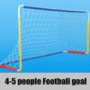 Mini Soccer Goal Portable Soccer Net Pop Up Goal Nets Children's Football Training Set Football Goals Outdoor Garden Pop-Up Football Goal Stabilize the Steel Doorpost LSDRALOBBEB 1112(Size:120x55x75cm view 2