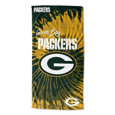 Northwest NFL Green Bay Packers Unisex-Adult Beach Towel, 30" x 60", Psychedelic