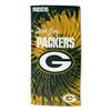 Northwest NFL Green Bay Packers Unisex-Adult Beach Towel, 30" x 60", Psychedelic view 1