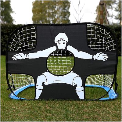 LSDRALOBBEB Mini Soccer Goal Portable Soccer Net Pop Up Goal Nets 2 in 1 Pop-Up Simple Football Training Equipment Football Goals Folding Portable Kids Football Goal Suitable for Outdoor Gardens 1112