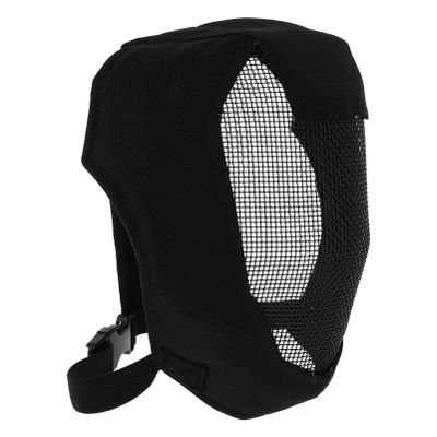 Epee Fencing Helmet Fencing Face Guard + Ear Black
