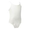 HULIJA Kids Girls Ballet Dance Gymnastic Leotard Bodysuit Sleeveless Shoulder Straps Criss Cross Back Jumpsuit White 10-12 Years view 2