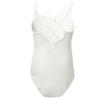 HULIJA Kids Girls Ballet Dance Gymnastic Leotard Bodysuit Sleeveless Shoulder Straps Criss Cross Back Jumpsuit White 10-12 Years view 3