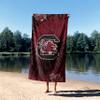 Northwest NCAA South Carolina Fighting Gamecocks Unisex-Adult Beach Towel, 30" x 60", Psychedelic view 4