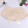 HULIJA Girls Princess Faux Fur Wraps Shawl Flower Girls Bolero Shrug Cape Party Wedding Dress Up Outerwear Champagne One_Size view 4