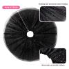 Chalyna 5 Pcs Black Cat Costume Set Long Fur Cats Tail Ears Black Star Tutu Skirt for Cosplay Halloween Costumes Women Party view 2