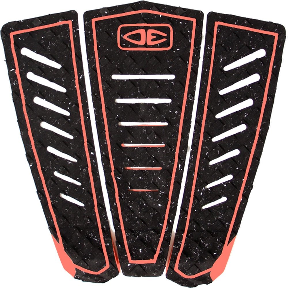 Ocean & Earth Kanoa Igarashi 2021 Black/Coral Tail Pad - 3 Piece