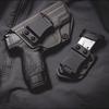 Aecktech 2 Pack Universal Mag Carrier IWB/OWB Magazine Holster Fits: 9mm/.40 Double/Single Stack|.45ACP Double/Single Stack,for Right & Left Hand Ambidextrous Concealed Carry view 2