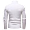 Kaxiya2021 Men's Long Sleeve Turtleneck Sweater Slim Thermal Knitted Twisted Pullover Basic Solid Casual Soft Comfy Jumpers (White,3X-Large) view 2