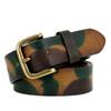 Camouflage Tactical Belt Rigid Solid Brass Buckle Sports Belt Leather Belt Military Unisex Belt view 1