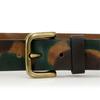 Camouflage Tactical Belt Rigid Solid Brass Buckle Sports Belt Leather Belt Military Unisex Belt view 4