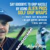 Alien Pros Golf Grip Wrapping Tapes (16-Pack) - Innovative Golf Club Grip Solution - Enjoy a Fresh New Grip Feel in Less Than 1 Minute (16-Pack, Yellow Lizard) view 3