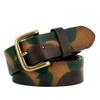 Camouflage Tactical Belt Rigid Solid Brass Buckle Sports Belt Leather Belt Military Unisex Belt view 1