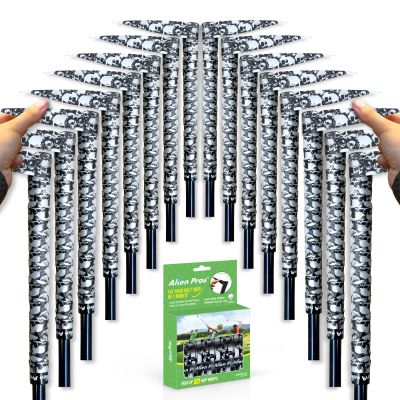 Alien Pros Golf Grip Wrapping Tapes (16-Pack) - Innovative Golf Club Grip Solution - Enjoy a Fresh New Grip Feel in Less Than 1 Minute (16-Pack, Skull Black)