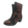 Bcshiye Women's Booties Pointed Toe Fashion Slip On Ankle Boots Mid Heel Mid Calf Boots Warm Outdoor Western Shoes view 4
