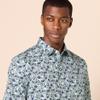 Amazon Essentials Short Sleeve Shirt for Men, Available in Big & Tall, Blue Floral, X-Small view 4