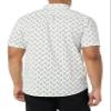 Amazon Essentials Men's Slim-Fit Short-Sleeve Poplin Shirt, Light Blue Bird Print, XX-Large view 2