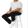 Amazon Essentials Men's Slim-Fit Short-Sleeve Poplin Shirt, Light Blue Bird Print, XX-Large view 3