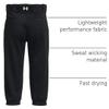 Under Armour Girls Utility Softball Pants 22, (001) Black / / White, Medium view 3