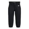 Under Armour Girls Utility Softball Pants 22, (001) Black / / White, Large view 1