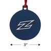 GRAPHICS & MORE University of Akron Primary Aluminum Holiday Christmas Tree Ornament - 3.0" (7.6 cm) x 3.37" (8.6 cm) view 3