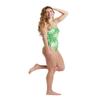 ARENA U Back All Over Women's Fashion One Piece Swimsuit - Stylish Women's Bathing Suit for Beach and Pool - Cute, Full Coverage, and Ideal for Women's Athletic Swimwear,Leaf Multi view 3